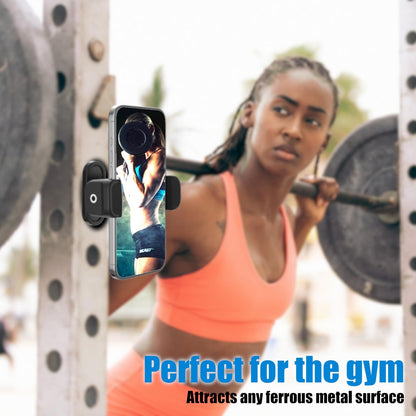 Gym Magnetic Phone Holder Mount,Magnetic Cell Phone Holder for Gym,360 Degree...